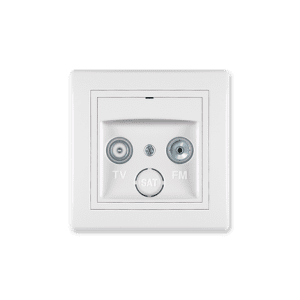 ALING Prestige line -Art.612Z.000- Priključnica antenska TV/FM završna