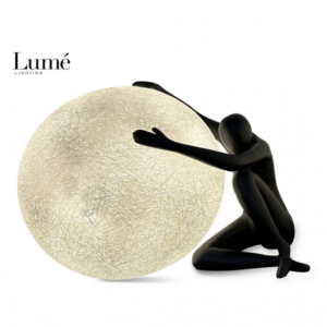 LUME - BELORE 51 STONA LAMPA 1*E27 CRNA