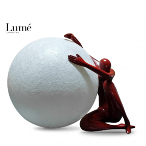 LUME - BELORE 51 STONA LAMPA 1*E27 CRVENA