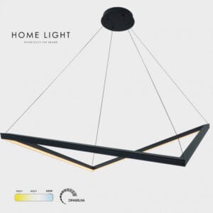 SOLEA 43 LUSTER 40W 3000/4000/6000K CRNA dimabilan