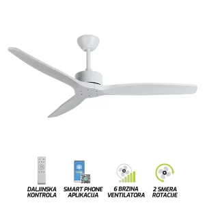 Plafonski ventilator WHITE