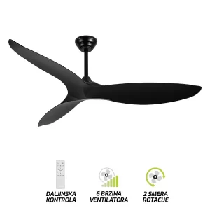 Plafonski ventilator 142 BK