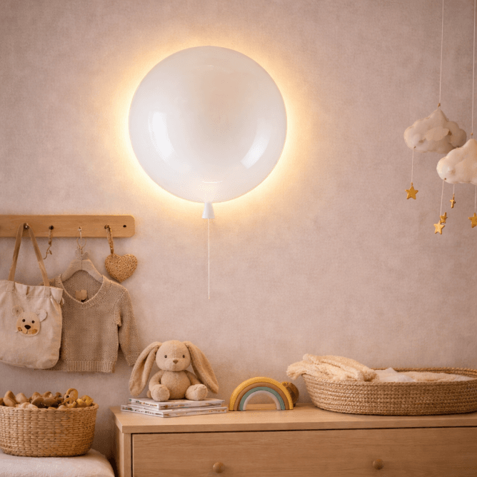 Dečija lampa BALON beli 18 - Image 3