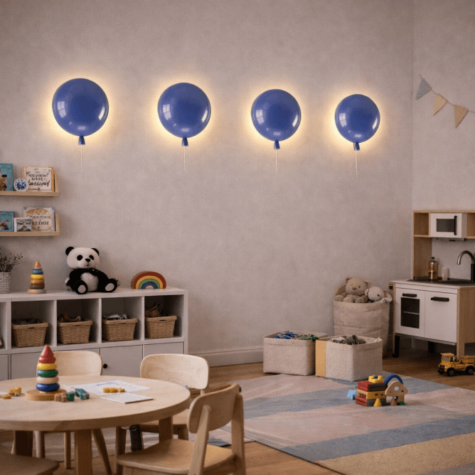 Dečija lampa BALON plavi 17 - Image 3